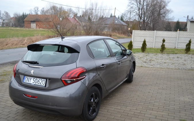 Peugeot 208 cena 33900 przebieg: 66808, rok produkcji 2018 z Leśnica małe 191